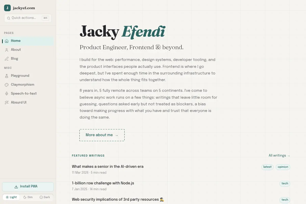 Jacky Efendi | Software Engineer