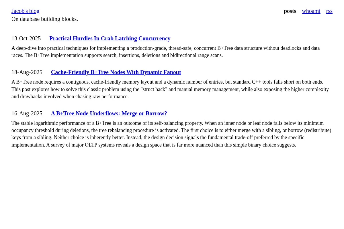 Jacob's blog
