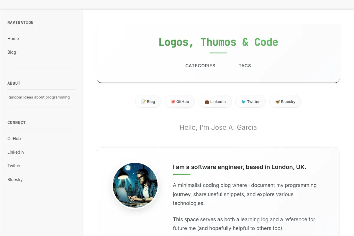 Logos, Thumos & Code
