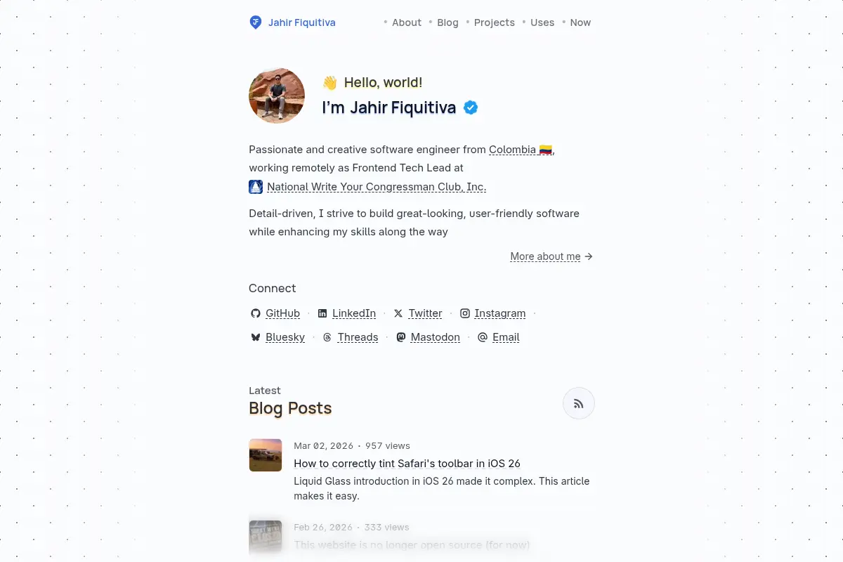 Jahir Fiquitiva – Software Engineer