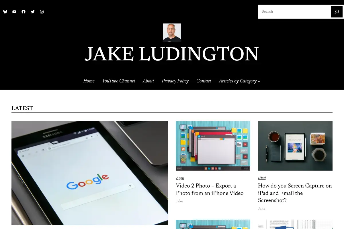 Jake Ludington - Writing about apps and AI along with baseball, books, and travel