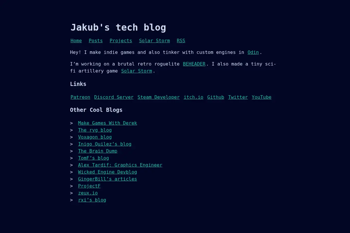 Jakub's tech blog