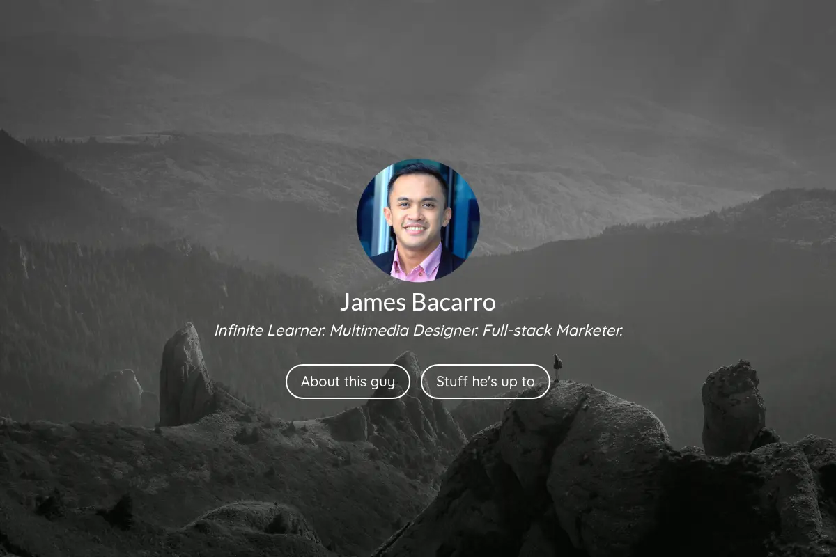 JAMES BACARRO | Infinite Learner