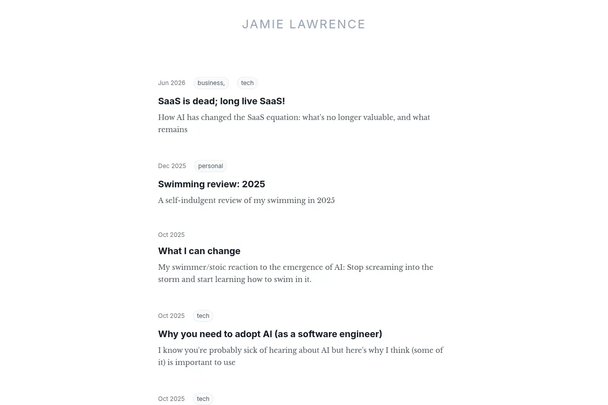 Jamie’s blog