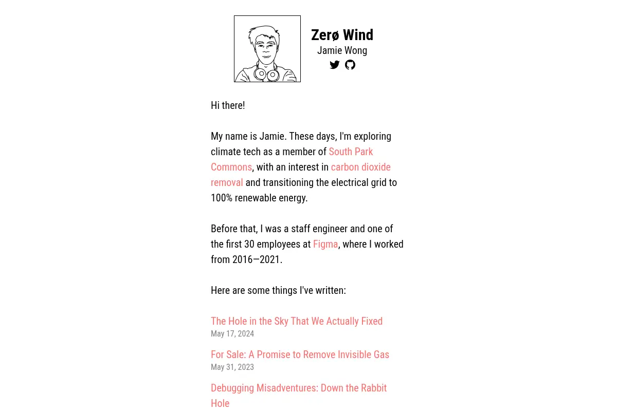 Zero Wind :: Jamie Wong