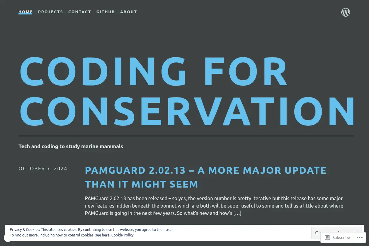 Coding for Conservation – Tech and coding to study marine mammals