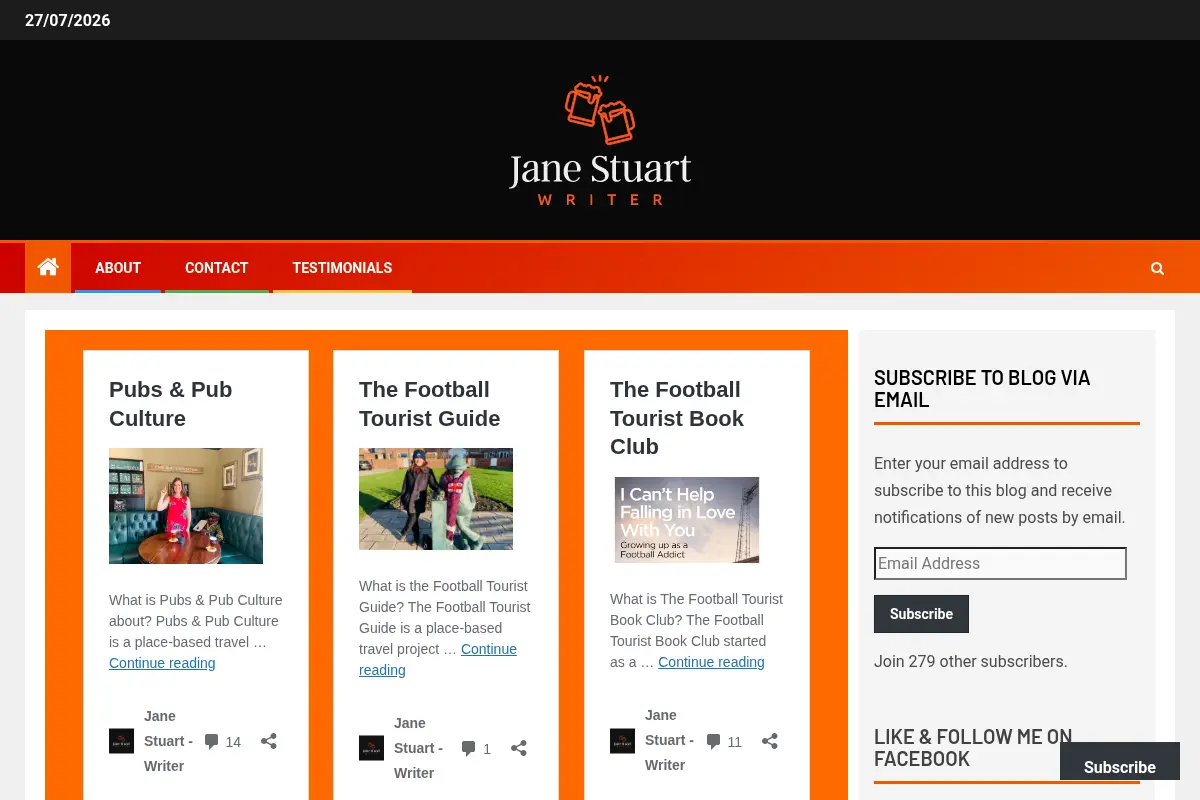 Jane Stuart – Writer