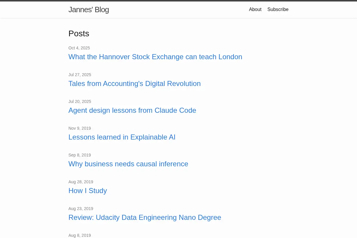 Jannes’ Blog