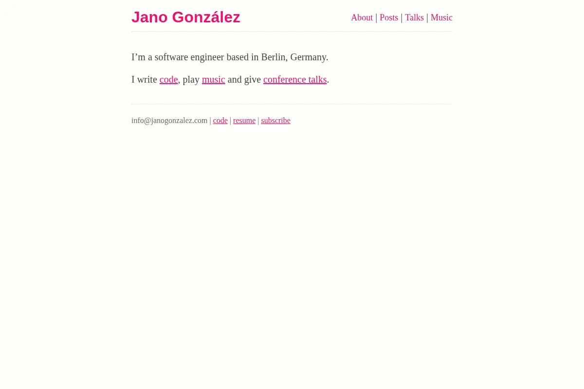 Jano González
