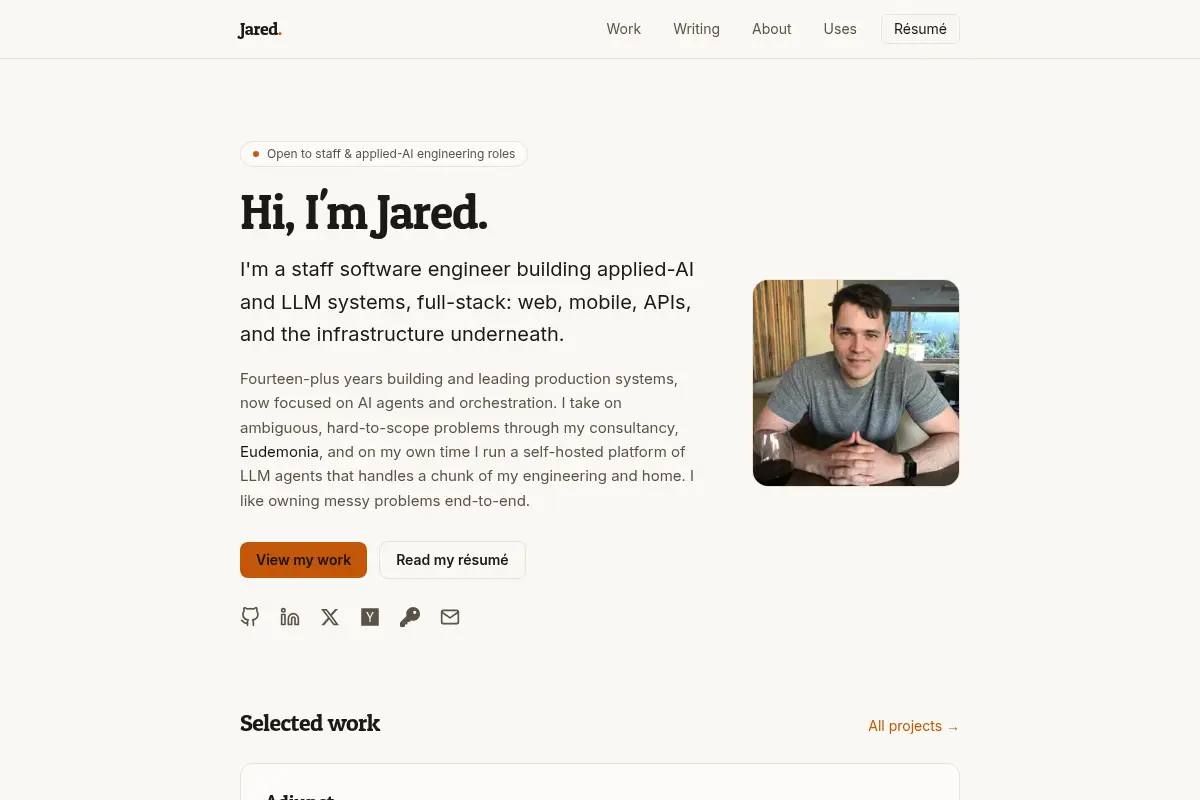 Jared Clifton-Lee, Staff Software Engineer, Applied AI