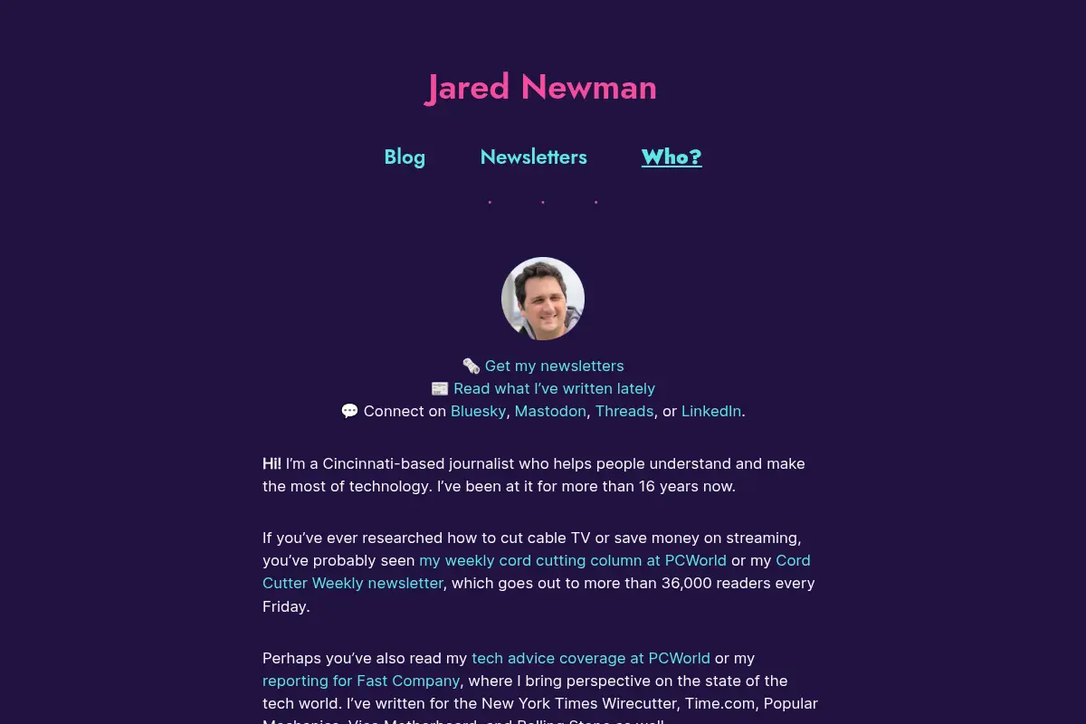 About Jared – Jared Newman