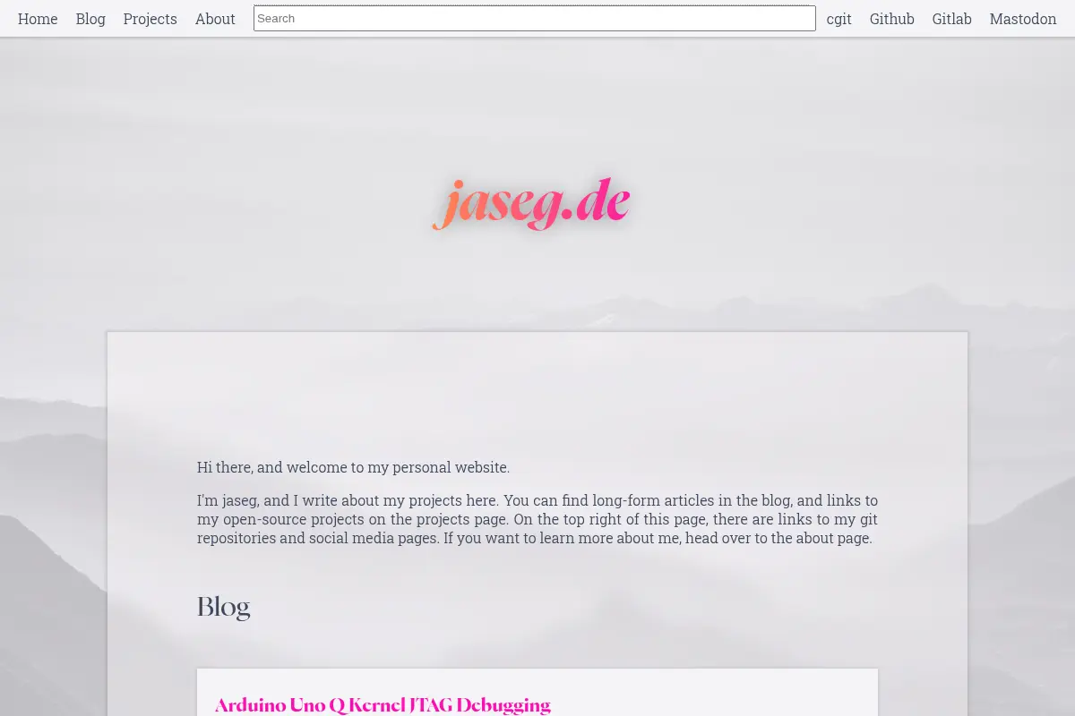 Jaseg's Personal Site