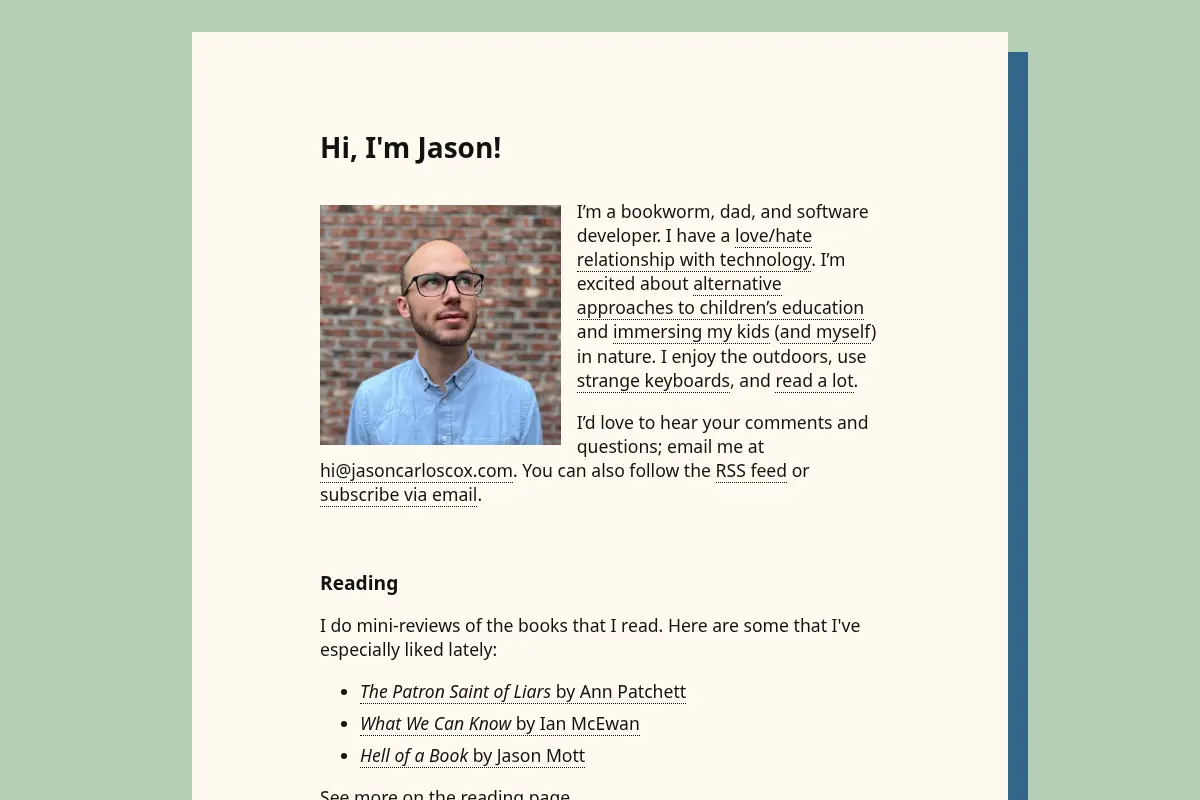 Hi, I'm Jason!