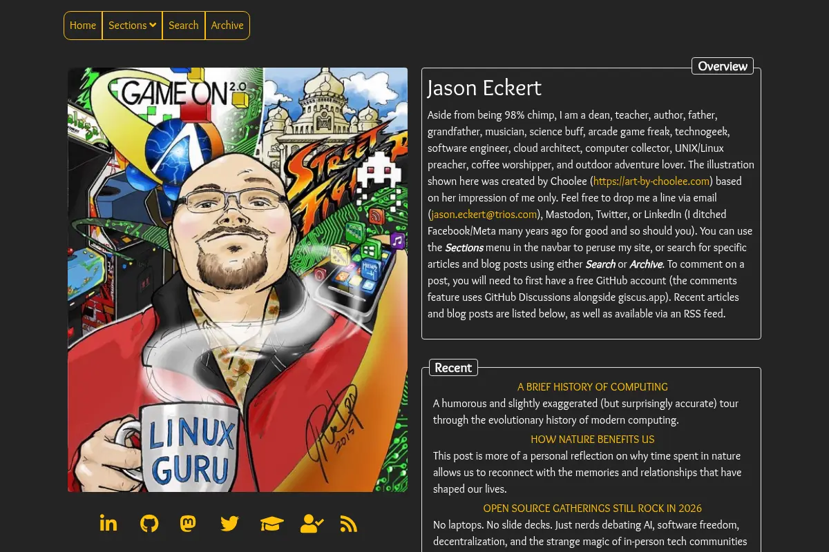 Jason Eckert's Website and Blog