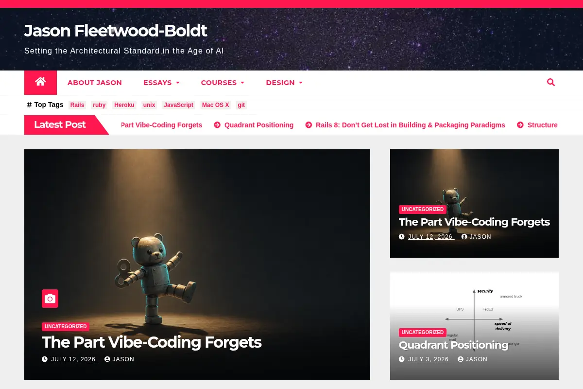 Jason Fleetwood-Boldt - Setting the Architectural Standard in the Age of AI