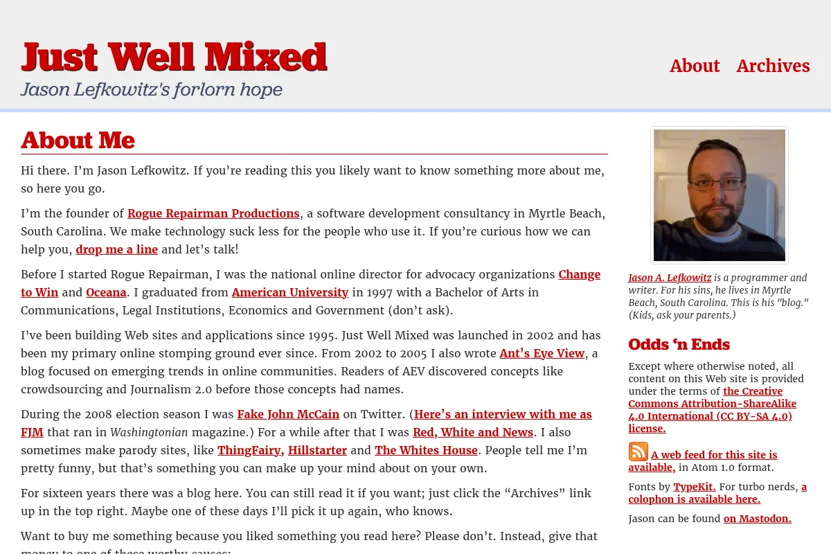 Just Well Mixed