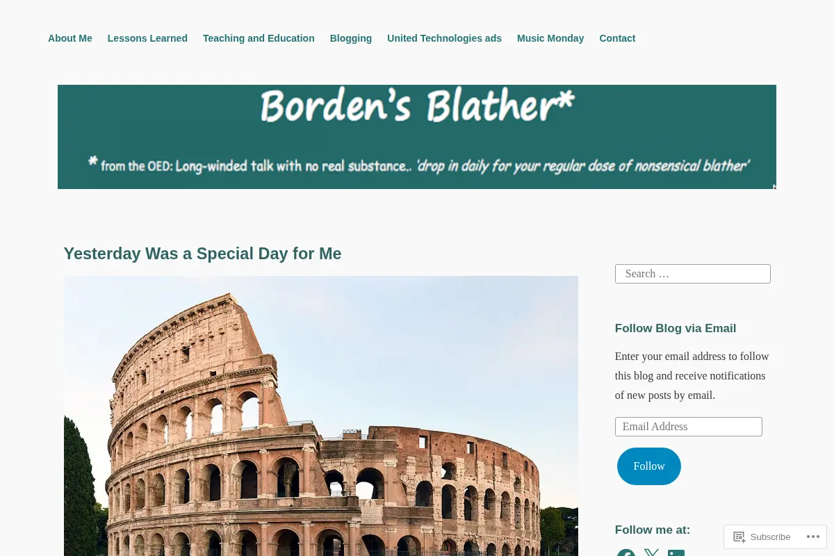 Borden's Blather