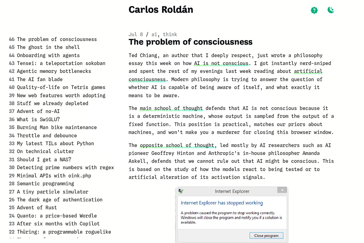 Blog • Carlos Roldán