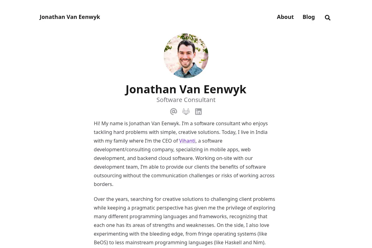 Jonathan Van Eenwyk