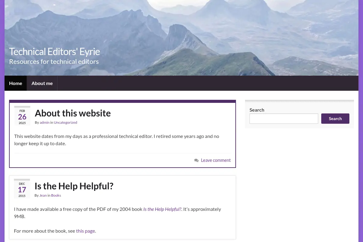Technical Editors' Eyrie