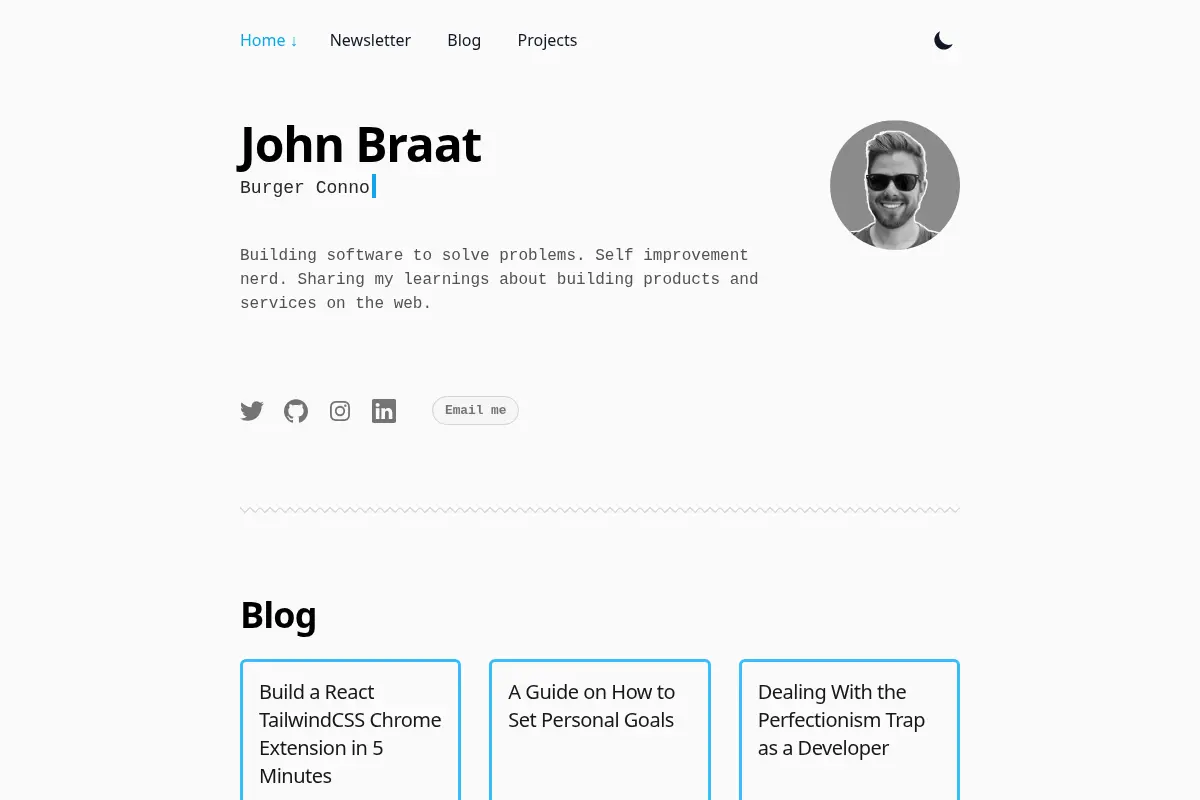 John Braat - Developer and Creator