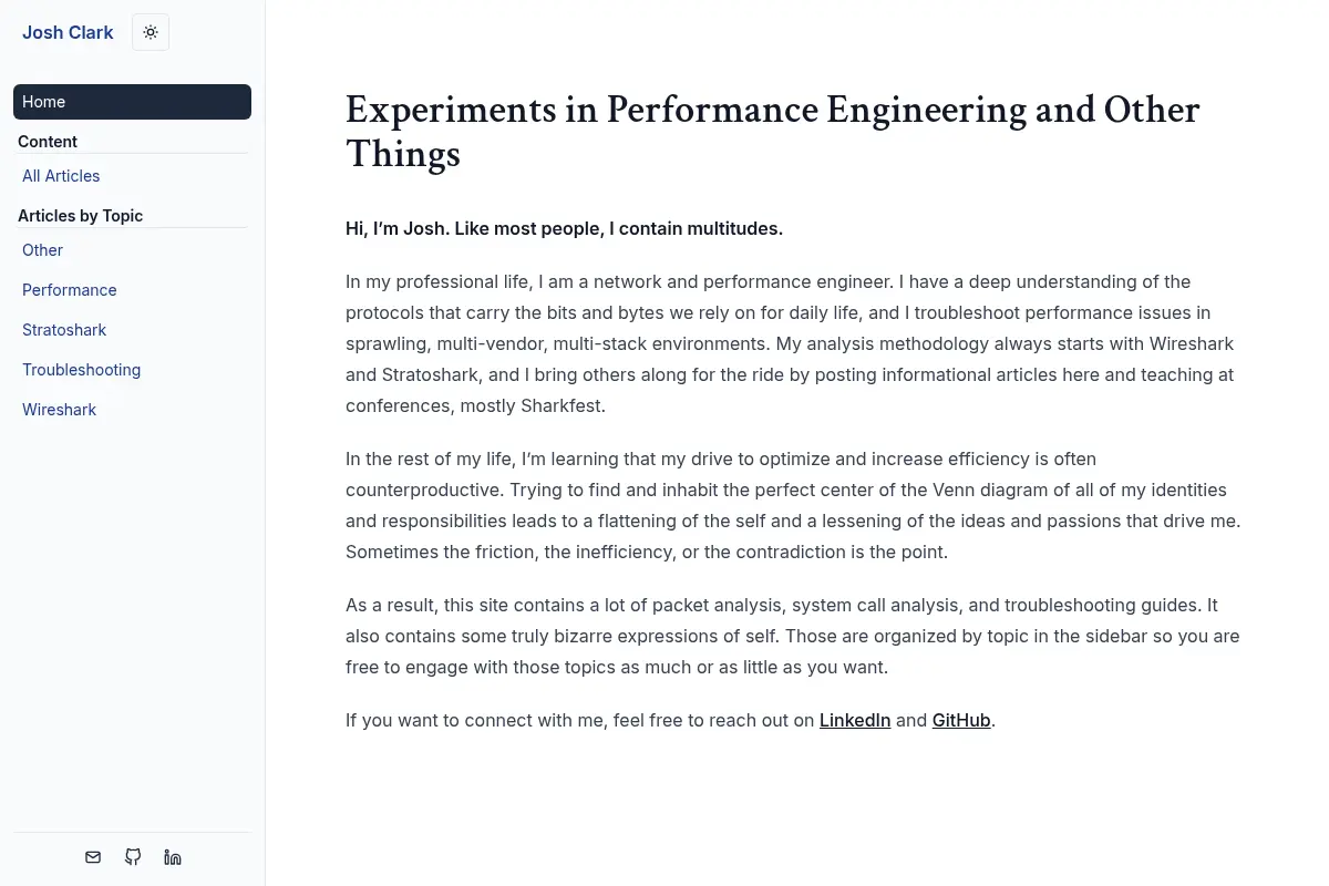 Josh Clark - Experiments in Performance Engineering