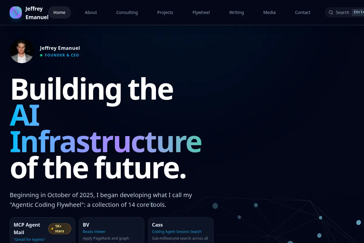 Jeffrey Emanuel: Agentic Coding Tooling, AI Infrastructure & Markets