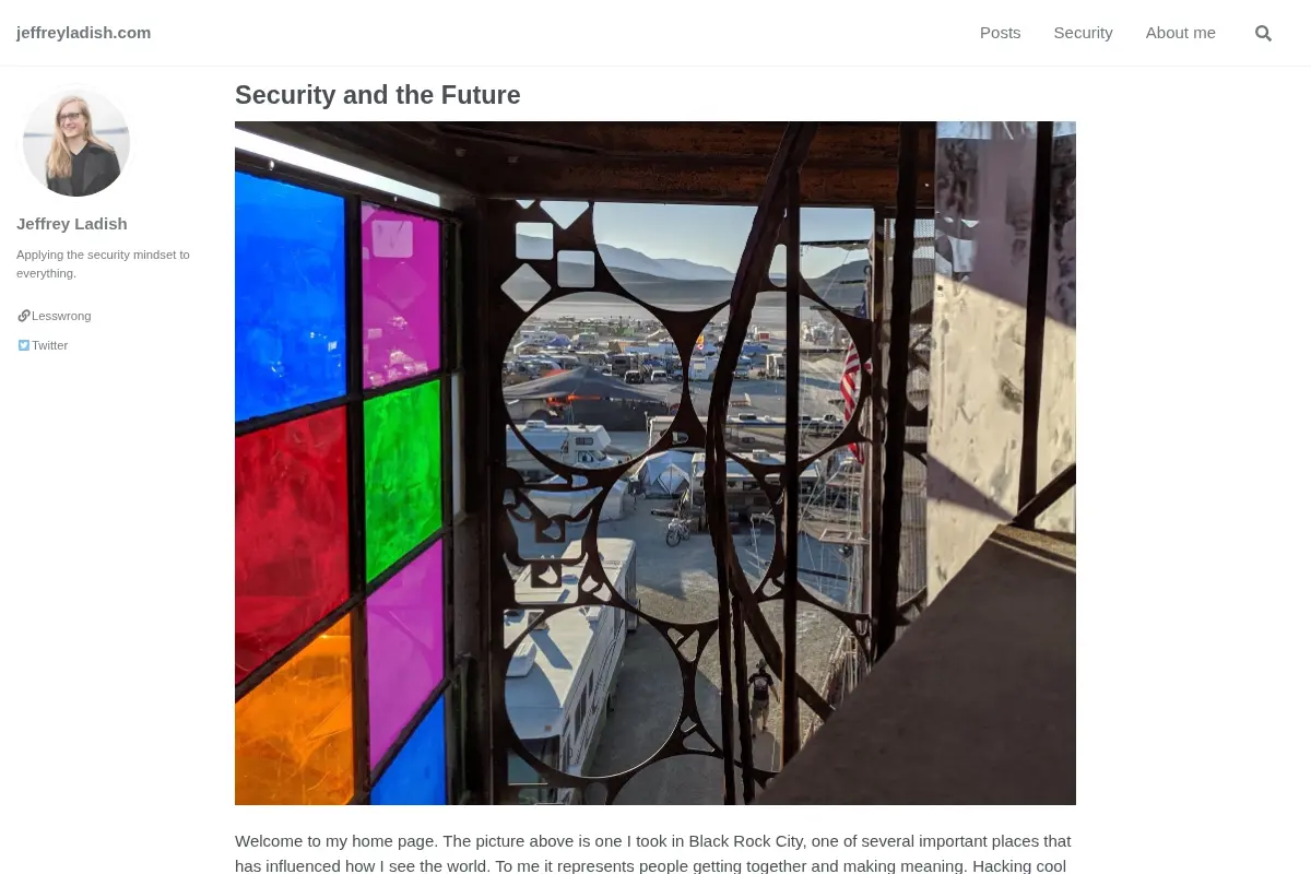 Security and the Future