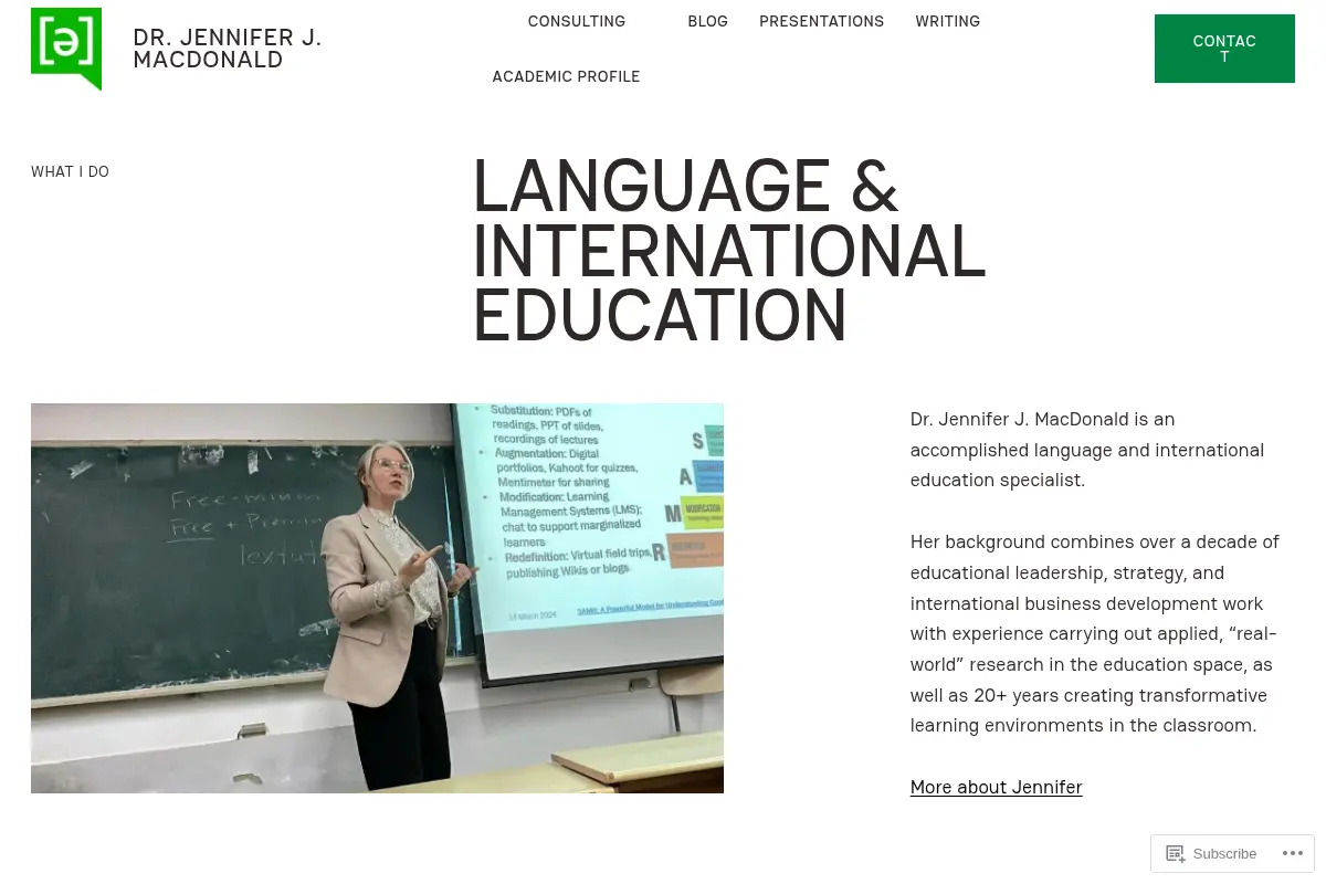 Dr. Jennifer J. MacDonald