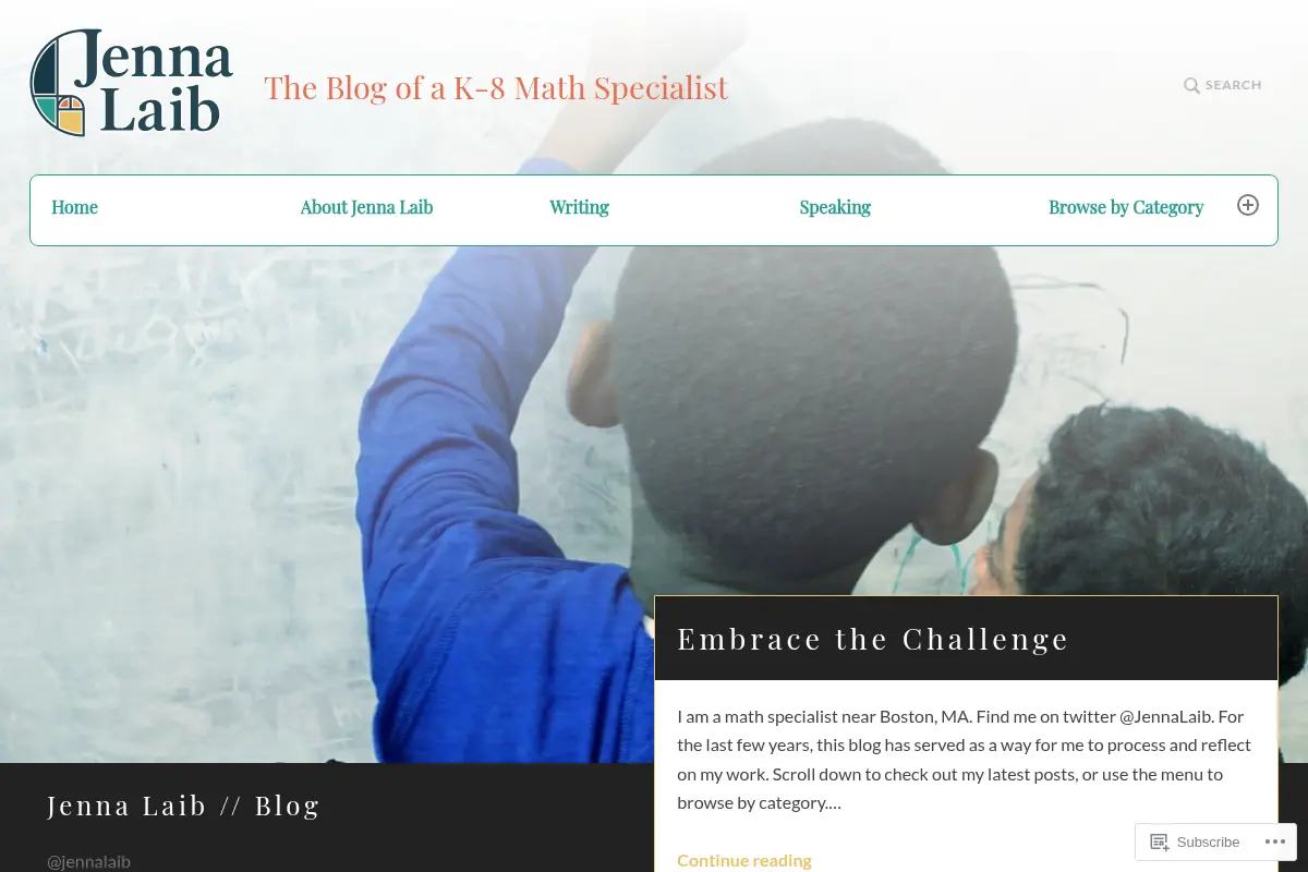 Jenna Laib – The Blog of a K-8 Math Specialist