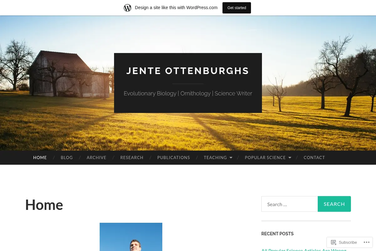 jente ottenburghs | Evolutionary Biology | Ornithology | Science Writer