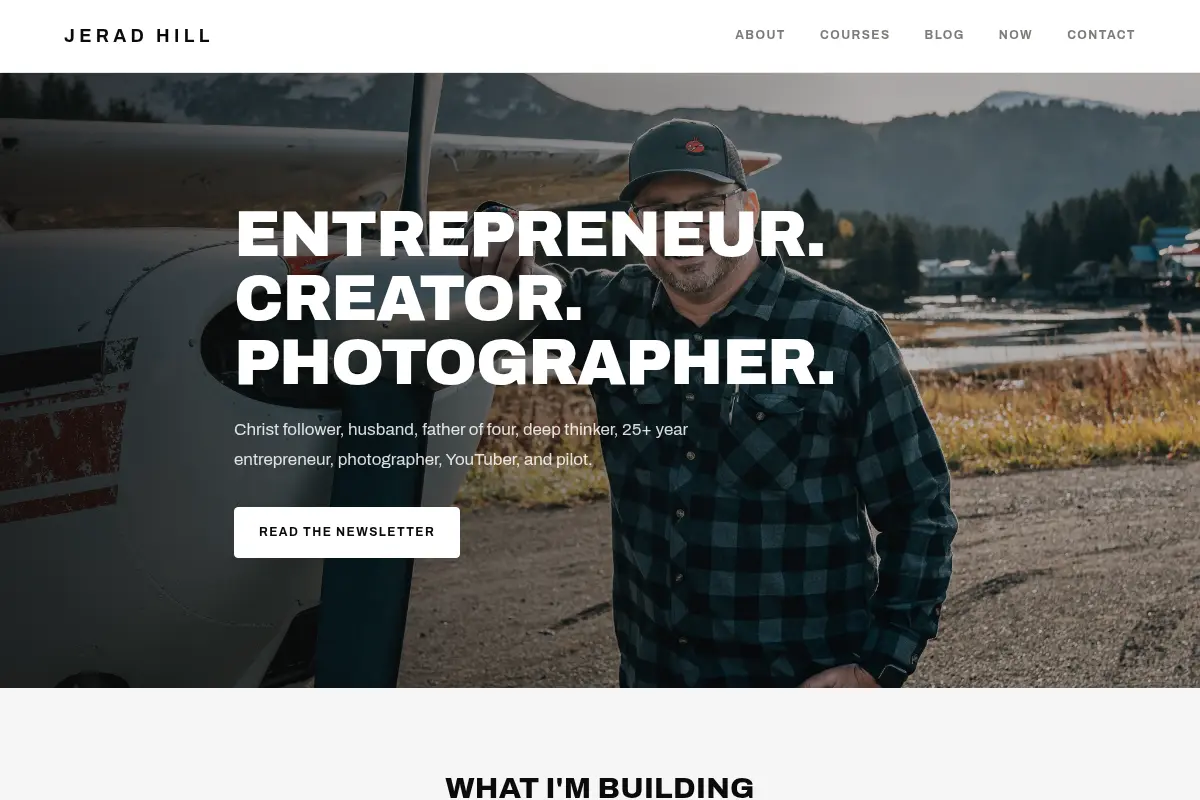 Jerad Hill - Digital Marketer, YouTuber, Creator