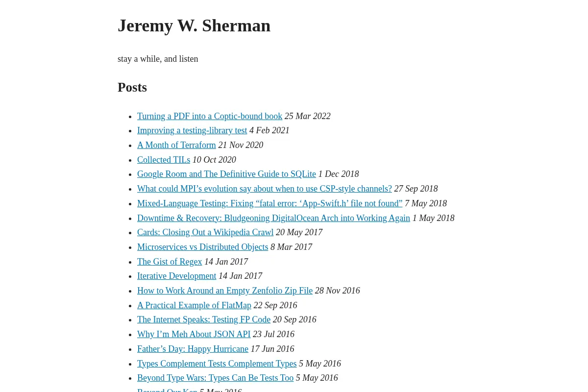 Jeremy W. Sherman