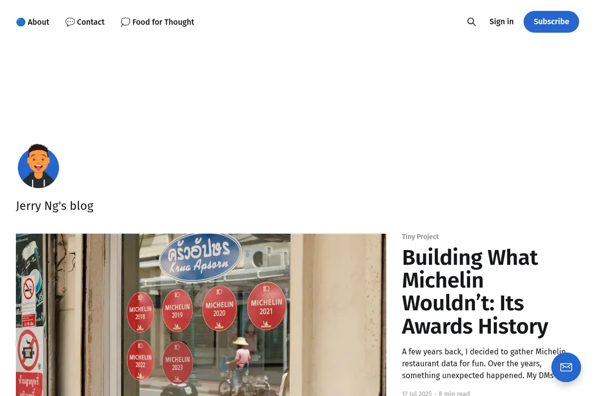 Jerry Ng's blog