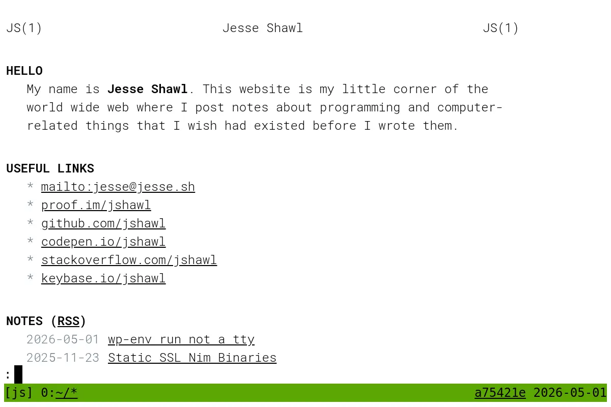 Jesse Shawl