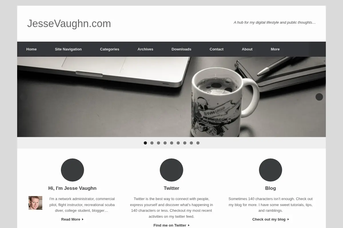 JesseVaughn.com – A hub for my digital lifestyle and public thoughts…