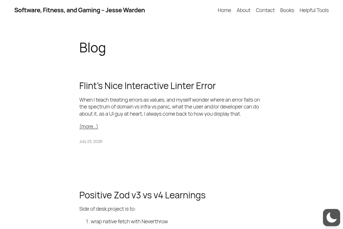 Jesse Warden – Software, Fitness, and Gaming