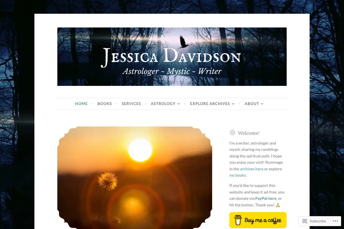 Jessica Davidson – Astrologer ~ Mystic ~ Writer