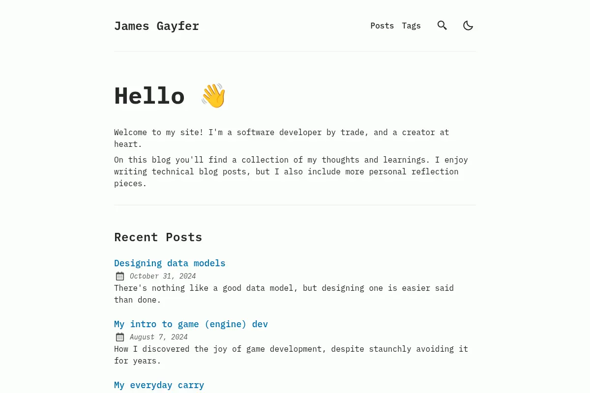 James Gayfer