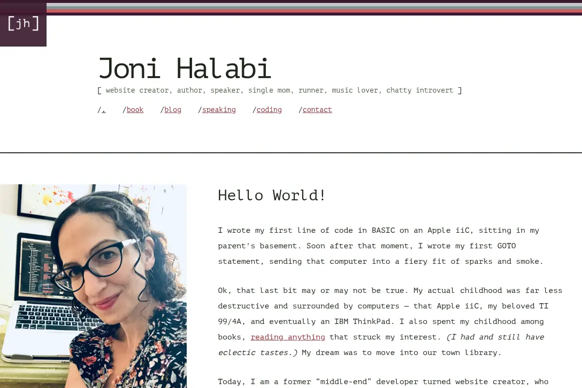 Joni Halabi: Website creator. Author. Speaker.