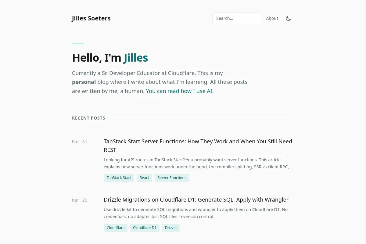 Jilles Soeters - Blog