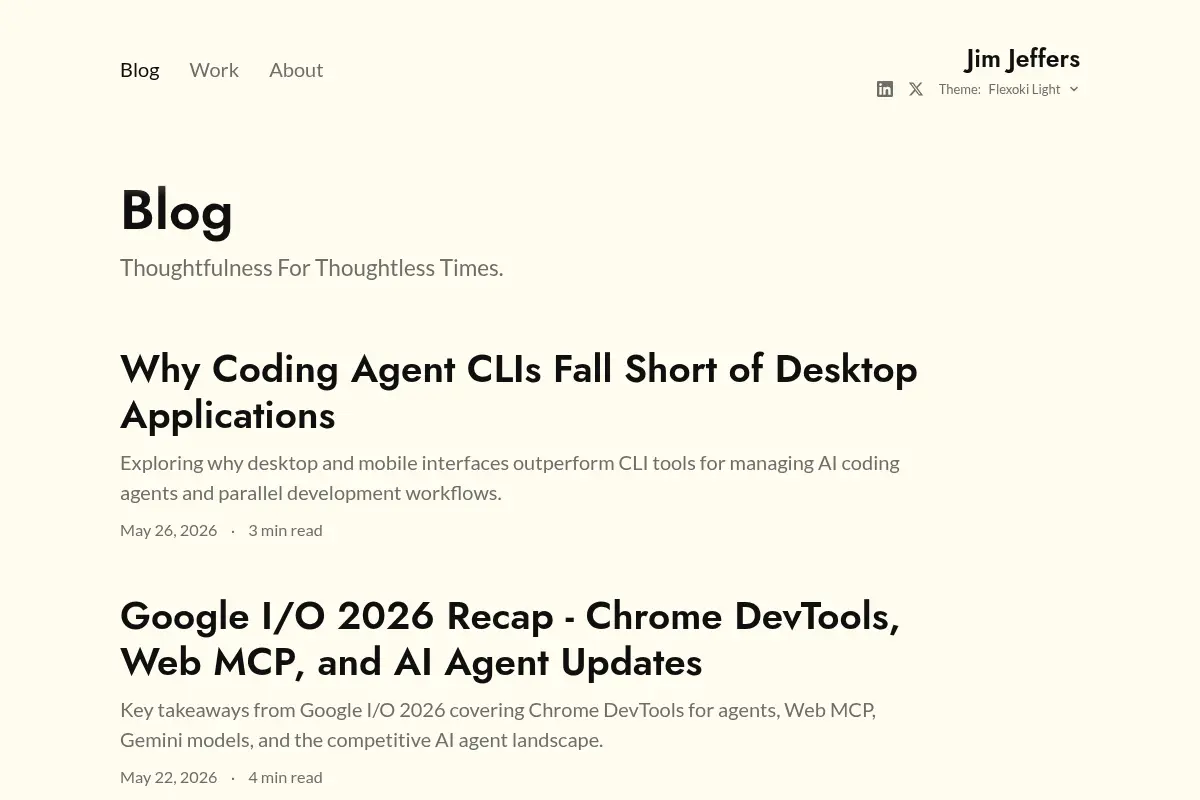 Jim Jeffers | Blog