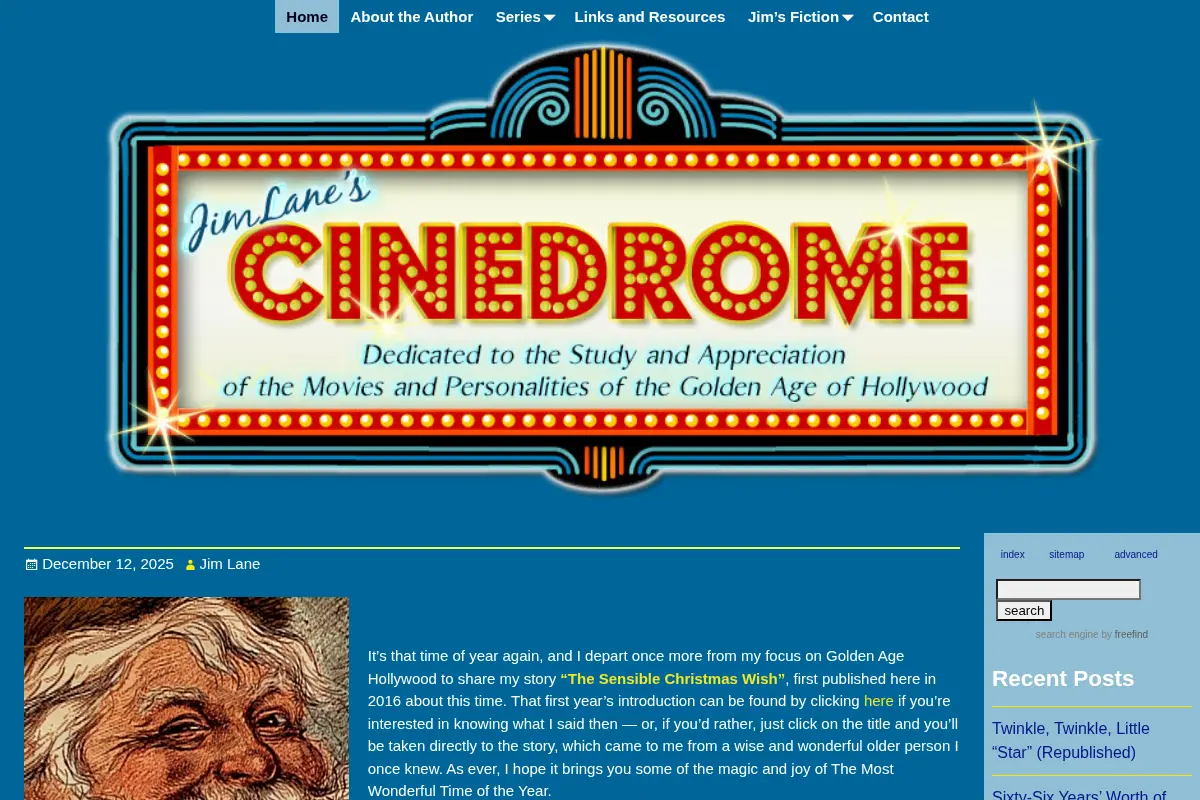 Jim Lane's Cinedrome – Classic Hollywood
