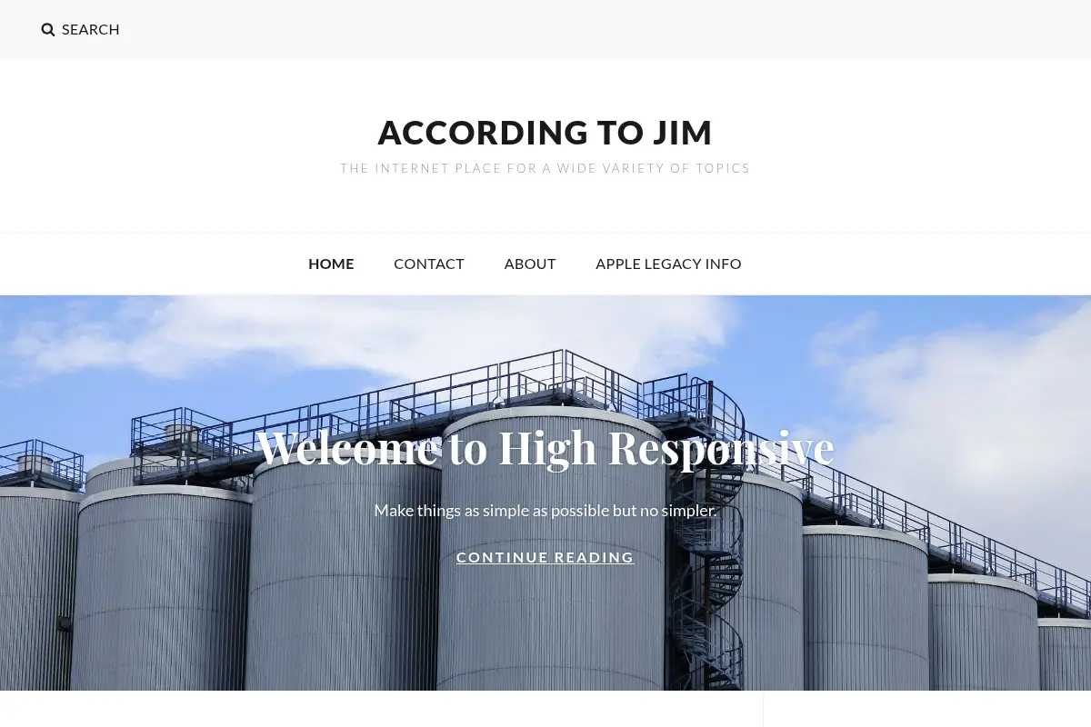 According to Jim