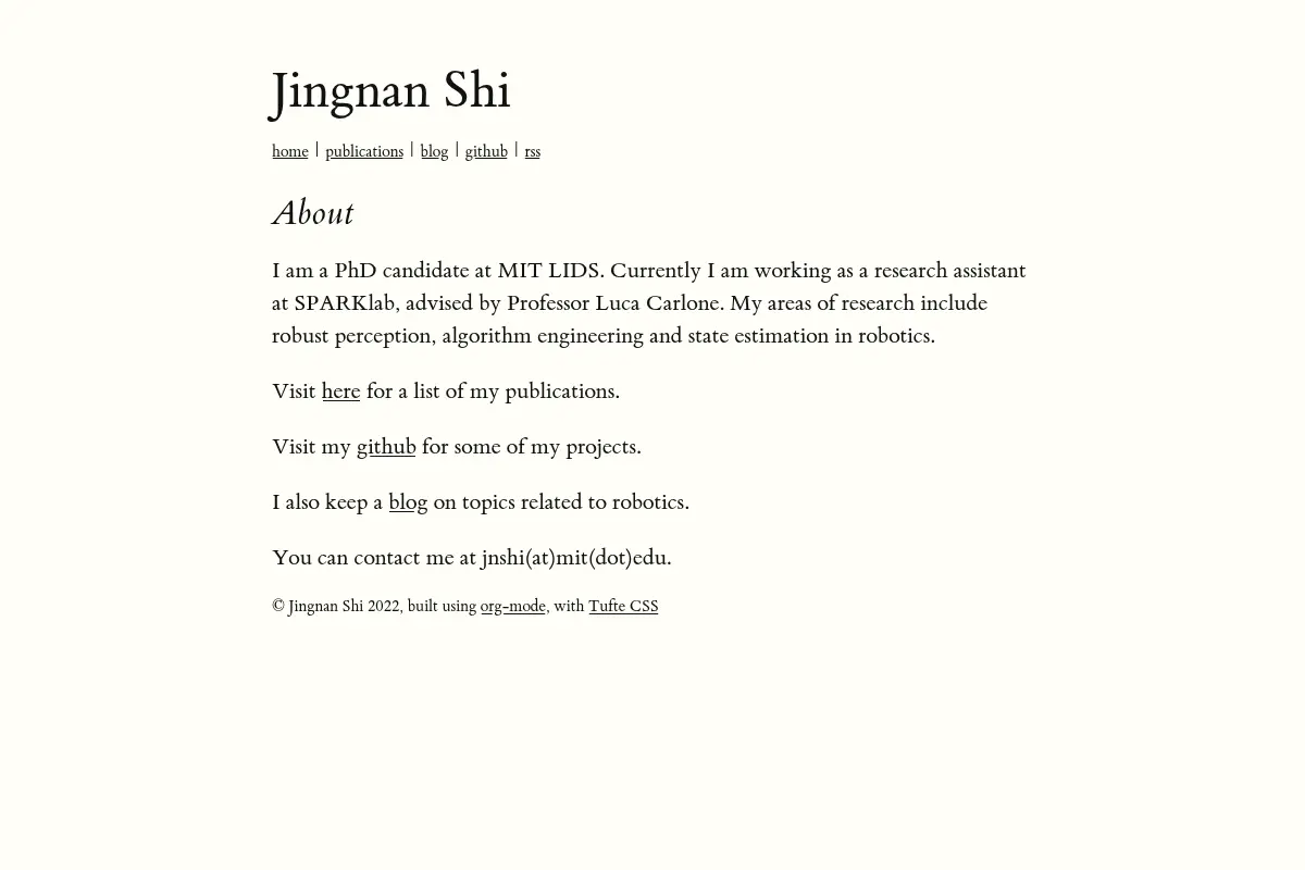 Jingnan Shi