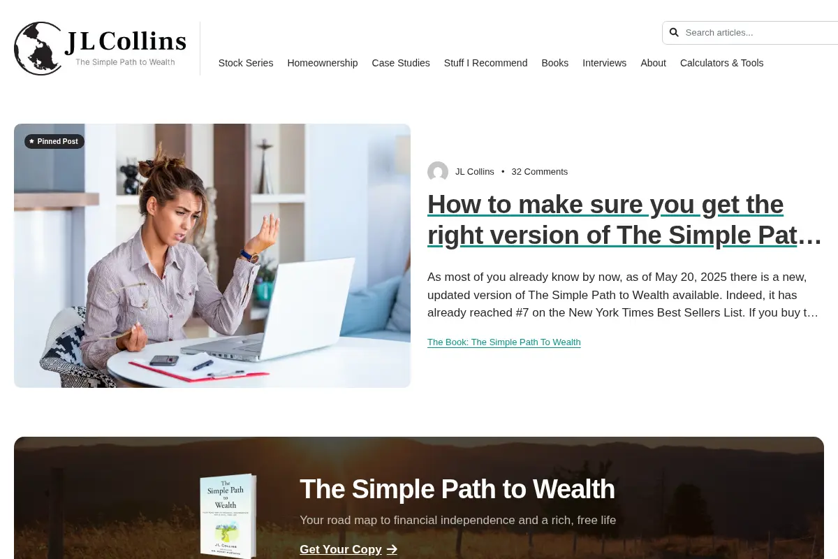 JL Collins' Blog