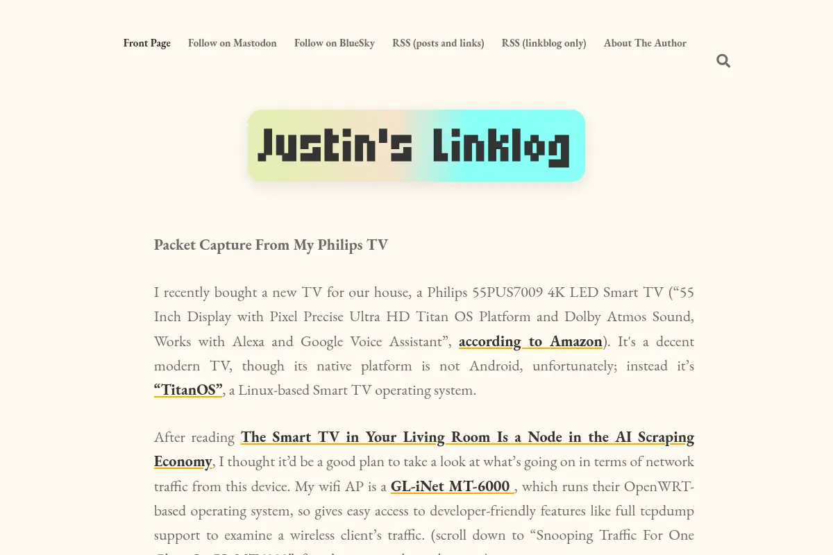 Justin's Linklog