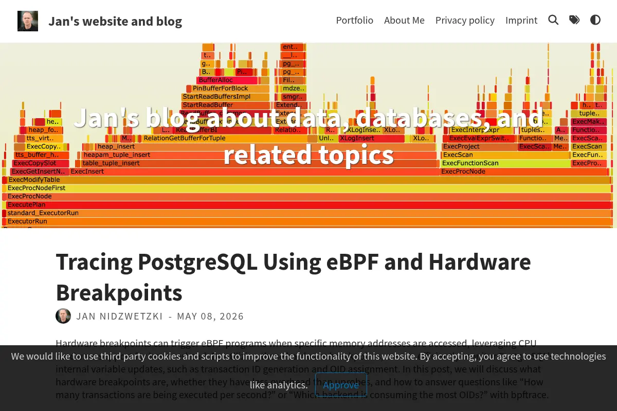 Jan’s website and blog