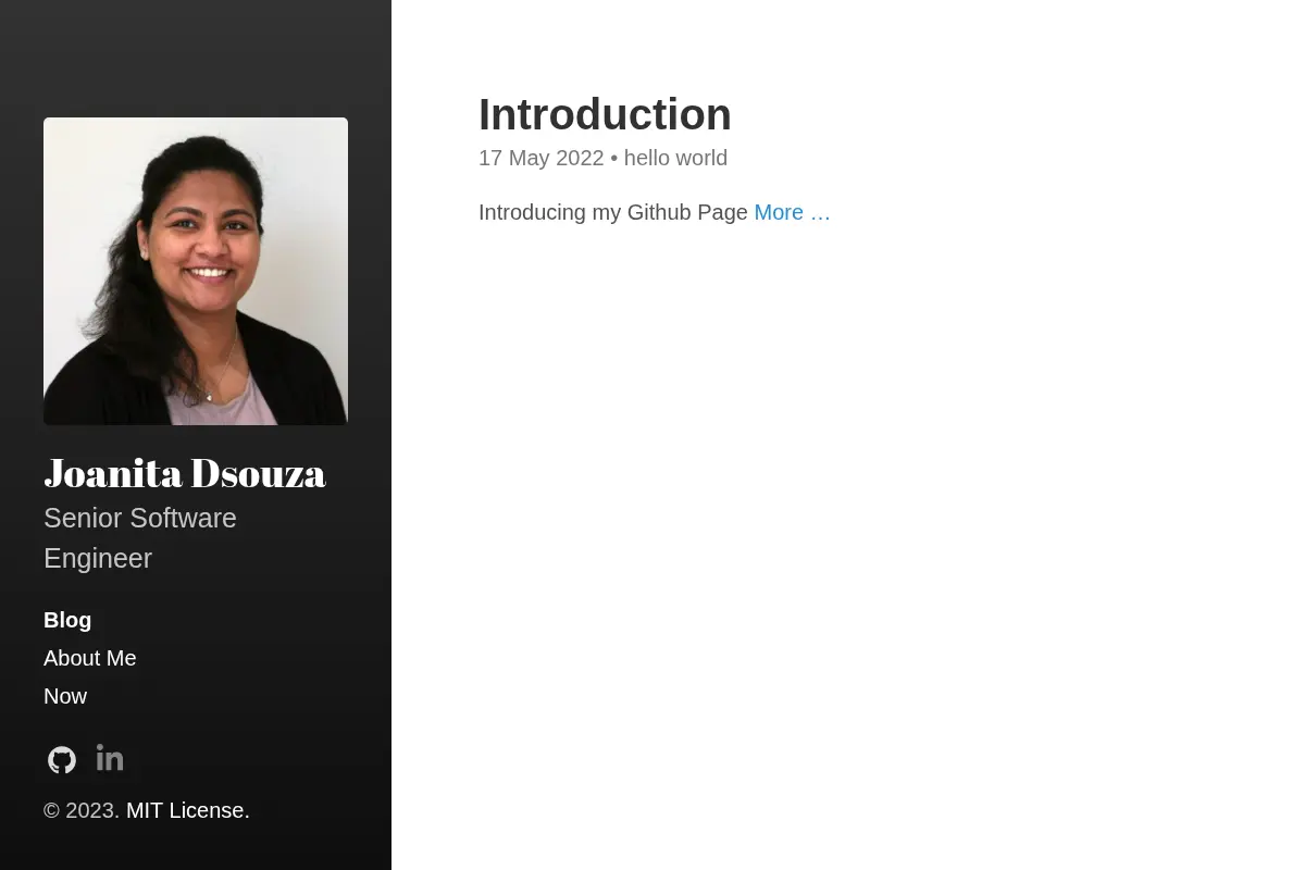 Joanita Dsouza's Blog
