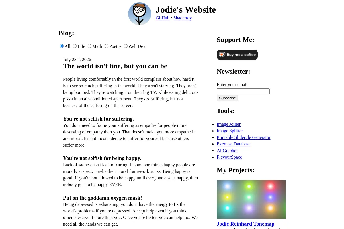 Jodie's Website